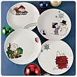 Peanuts Holiday 8-Inch Plates 4-Pack